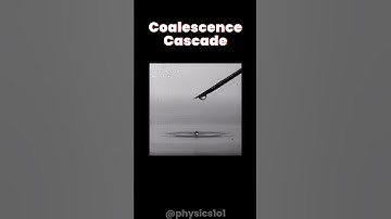 Coalescence Cascade: Exploring the Mesmerizing Effect