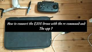 How to connect the E100 drone with the app and command !? screenshot 1