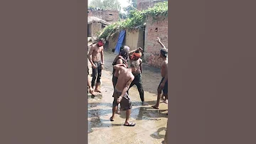 Holi Me Dance Viralvideo Surajroxfunnyvibeo Rk Short Comedy Video 1234 Sport Karo Sab Youtubeshort 
