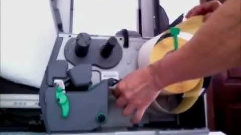 Source Technologies ST1115 ST1120 ST1120n ST printer autofeed label.mpg