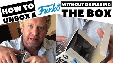 How to Unbox FUNKO Pops Without Damaging the Box VIDEO