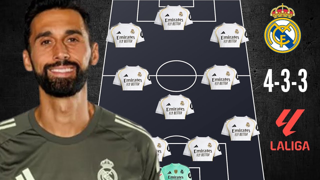 REAL MADRID PREDICTED LINEUP (4-3-3) UNDER ALVARO ARBELOA 🔥 REAL MADRID NEW MANAGER ✅