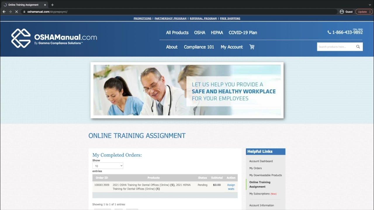 Gamma Compliance Solutions Training Registration Tutorial YouTube