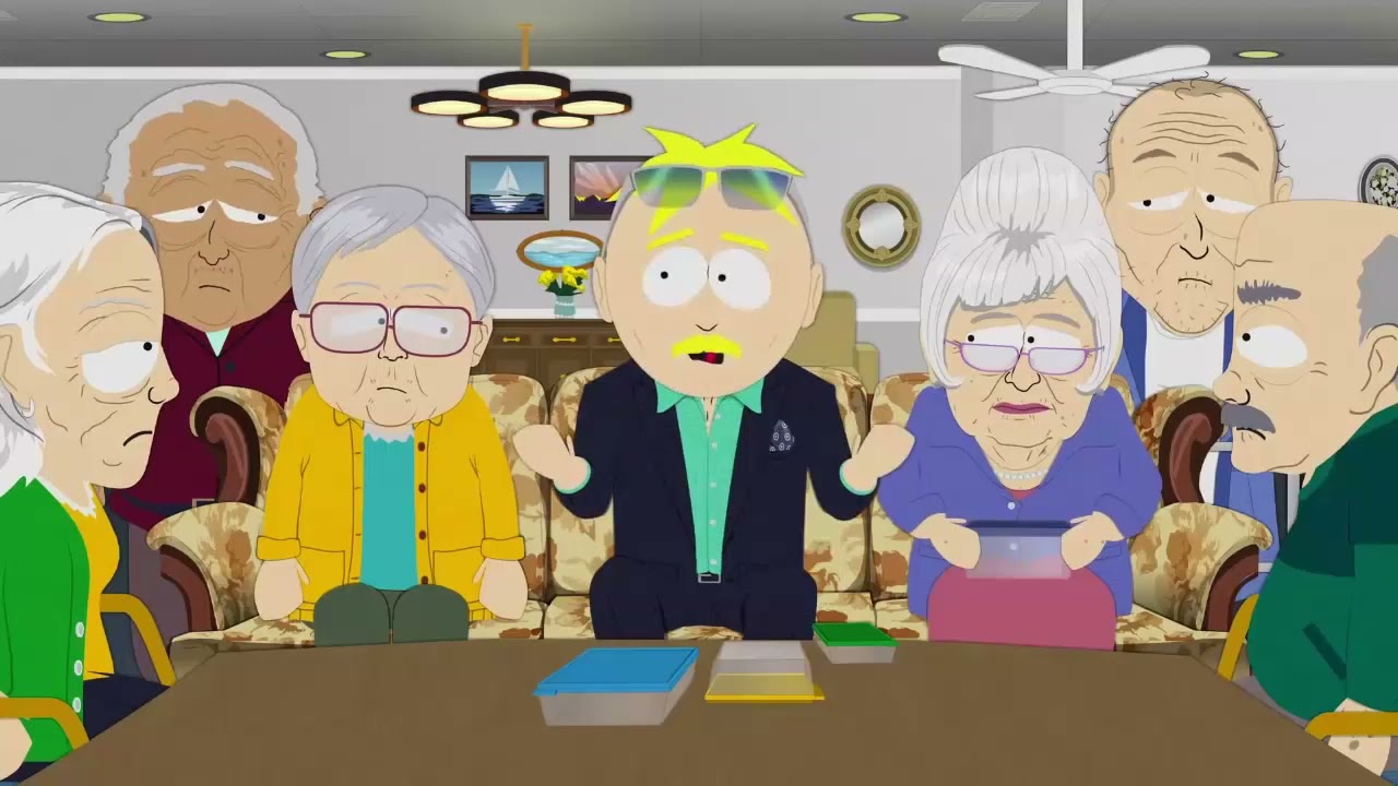 Butters at retirement community NFT Kyle parents12 1 South Park: The Return of Covid
