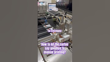 How to let the carton say goodbye to manual printing? #machine #feeder #conveyor #printing #ifeeder