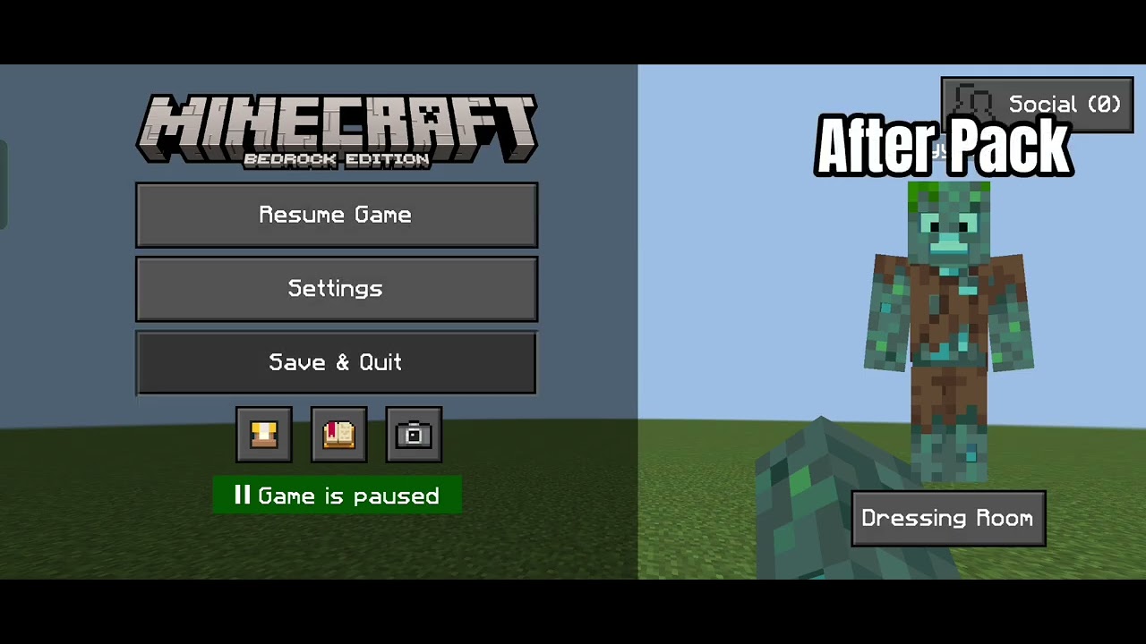 Better Pause – A Simple Pack for Minecraft Bedrock’s Awkward New Pause ...