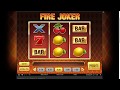 FIRE JOKER - Online Casino Game - 3 Slots - YouTube