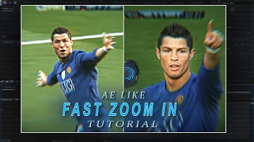 AE Like Fast Zoom In Effect in Alight Motion | Smooth Zoom Tutorial (+Preset)