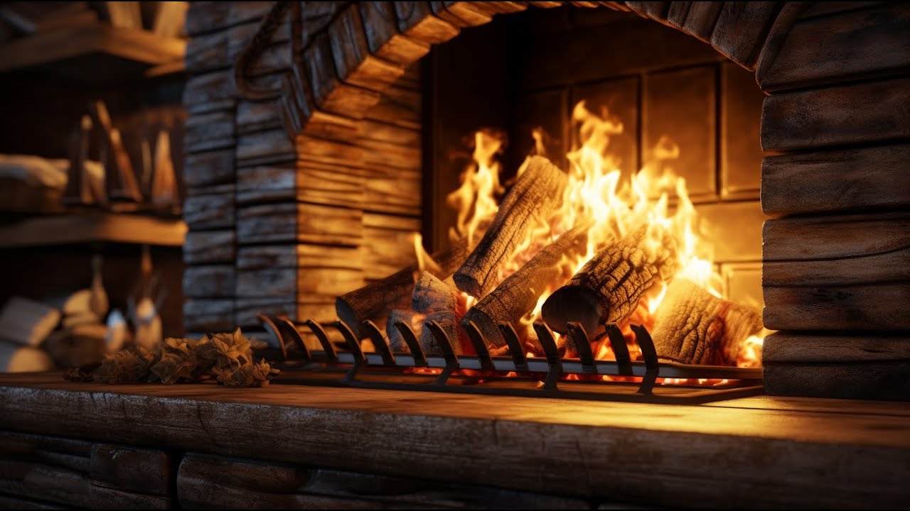 The Best Crackling Fire Sounds On A Pure Black Screen