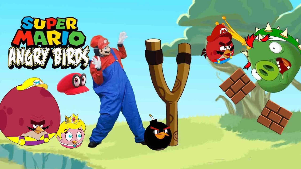 Mario Angry Birds
