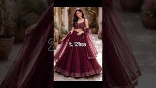 “Top 4 Gorgeous Lehenga Colors for Girls 😍 | Party &amp; Wedding Collection”