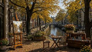 Relaxing European Café Jazz - Peaceful Canal Ambience With Soft Jazz For Study And Deep Focus screenshot 5