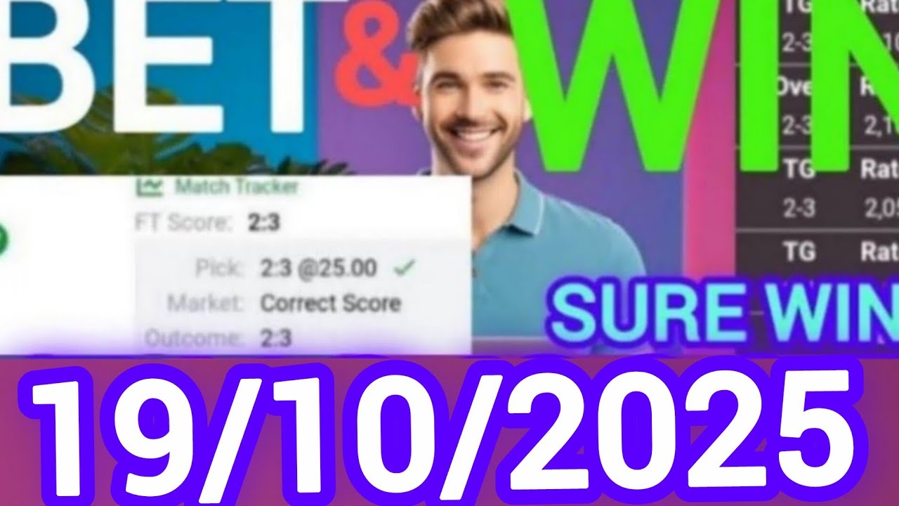 Correct Score Tips & Predictions Today 18/10/2025 | Expert Football ...