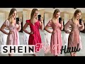 SHEIN DRESS HAUL || SPRING DRESSES FOR BABY SHOWER || TRY ON HAUL || LIFE WITH JANE