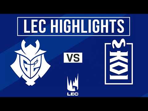 G2 vs MKOI Highlights ALL GAMES | LEC Spring 2026 | G2 Esports vs Movistar KOI
