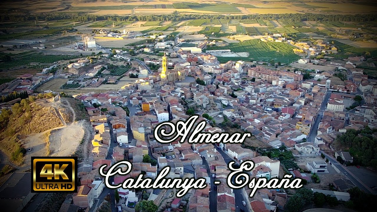 ALMENAR 4K dron,  Catalunya - ESPAÑA