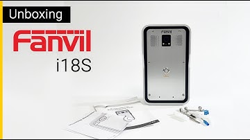 Fanvil i18S SIP Video Intercom Unboxing