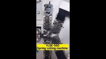 YLSK- 560  Five axis spring coiling machine Wire diameter 2.0-6.0mm .www.ylsktech.com