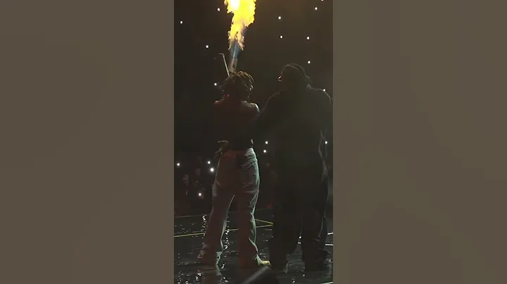 Asake  & Olamide performs Omo pe at 02 Arena London!!! #shorts