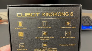 CUBOT KINGKONG 6 Unboxing Video – in Stock at www.welectronics.com