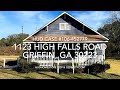 1123 High Falls Road, Griffin, GA 30223 (HUD Case #106-452779) ~ 2 BR/1 BA ~ $105K