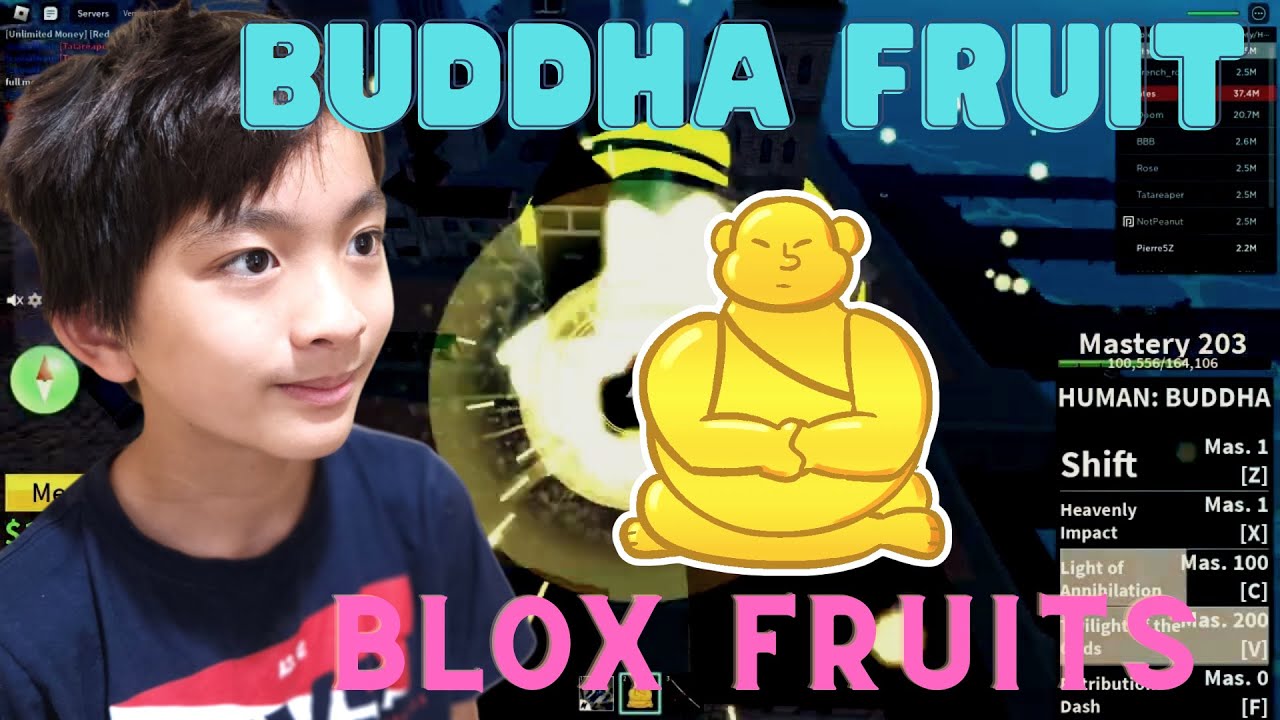 i Became GIANT with Awakened BUDDHA FRUIT in Blox Fruits ROBLOX 