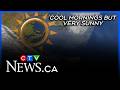 Brisk nights and sunny days through the weekend