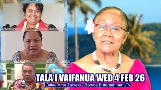 Download Lagu WED TALA I VAIFANUA 4 FEB - Leilua Ame Tanielu - Samoa Entertainment Tv MP3