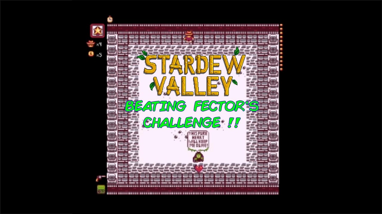 I Beat Fector's Challenge! - Stardew Valley 100% Steam Achievements