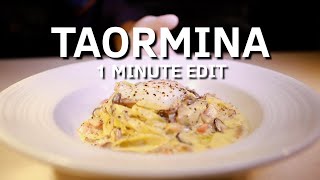 1 Minute Restaurant Promo Video | Food Videography [Taormina Sicilian Cuisine]