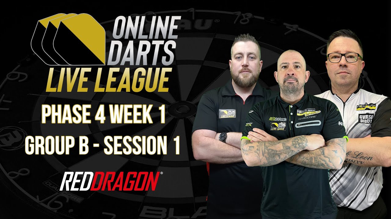 ONLINE DARTS LIVE LEAGUE Phase 4 Week 1 GROUP B - Session 1