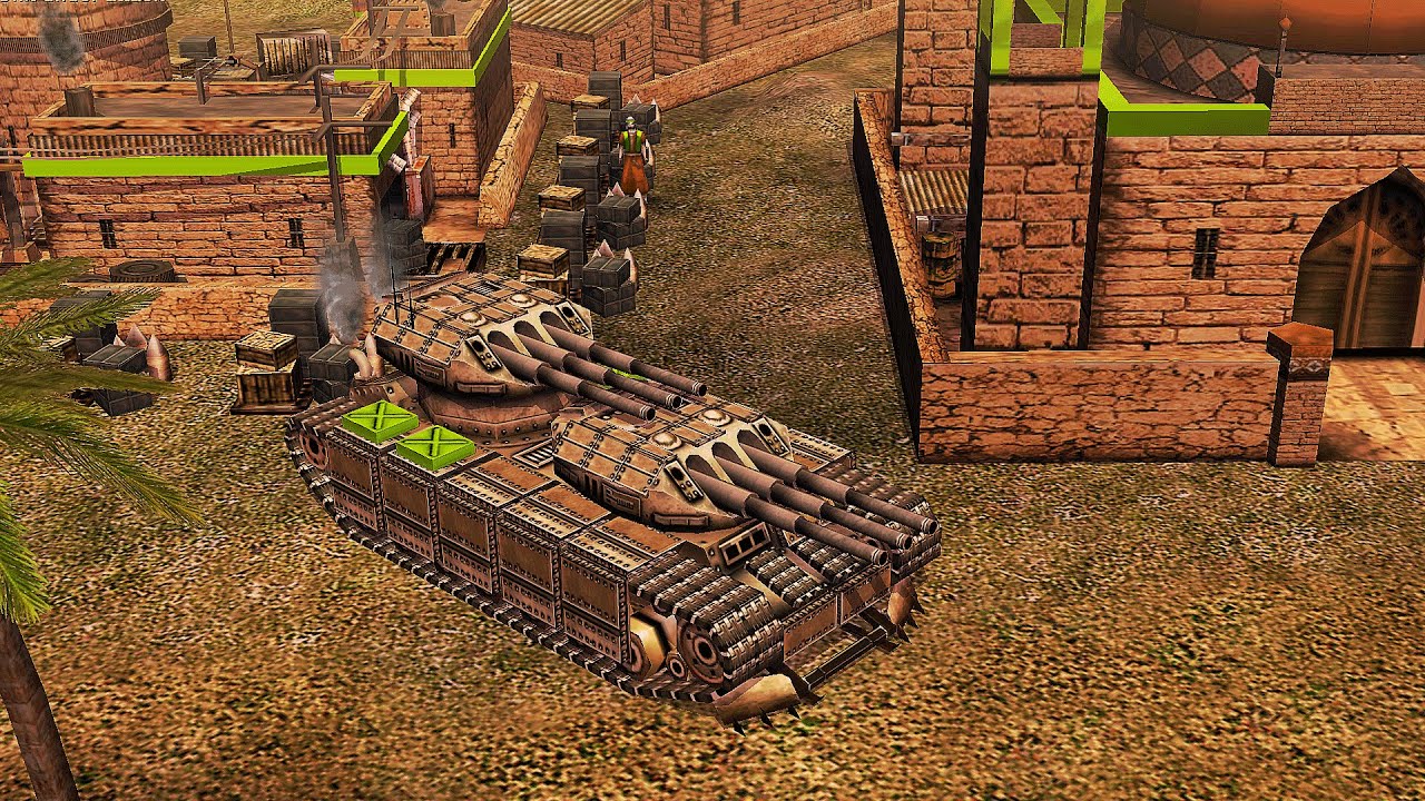 Штурмовые отряды GLA против 2 отрядов скрытного нападения GLA - Command & Conquer Generals Contra...