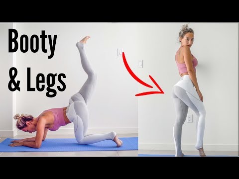 ROUND BOOTY & TONED LEGS WORKOUT by Vicky Justiz | NO EQUIPMENT!