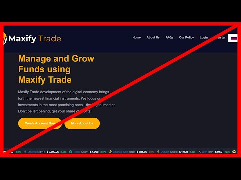 Кидалы maxify trade отзыв и обзор!