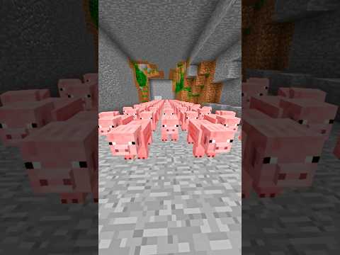 ЛЁНЯ vs 1000 СВИНЕЙ В МАЙНКРАФТ! #приколымайнкрафт #minecraft #шутки #майнкрафт