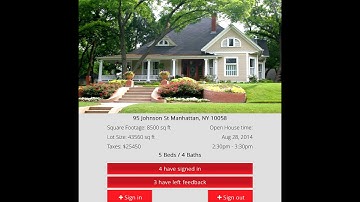 AM Open House App for iOS and Android Demo - Version 2.2