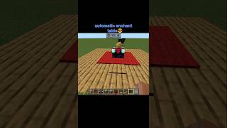 Automatic Enchantment table MCPE😎 #shorts #minecraft #gaming #tutorial