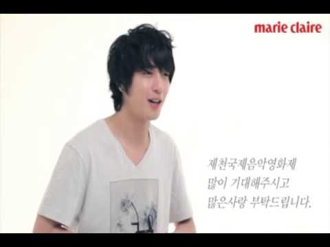 'Warm Heart' 캠페인 화보촬영 인터뷰 中 용화 2011년