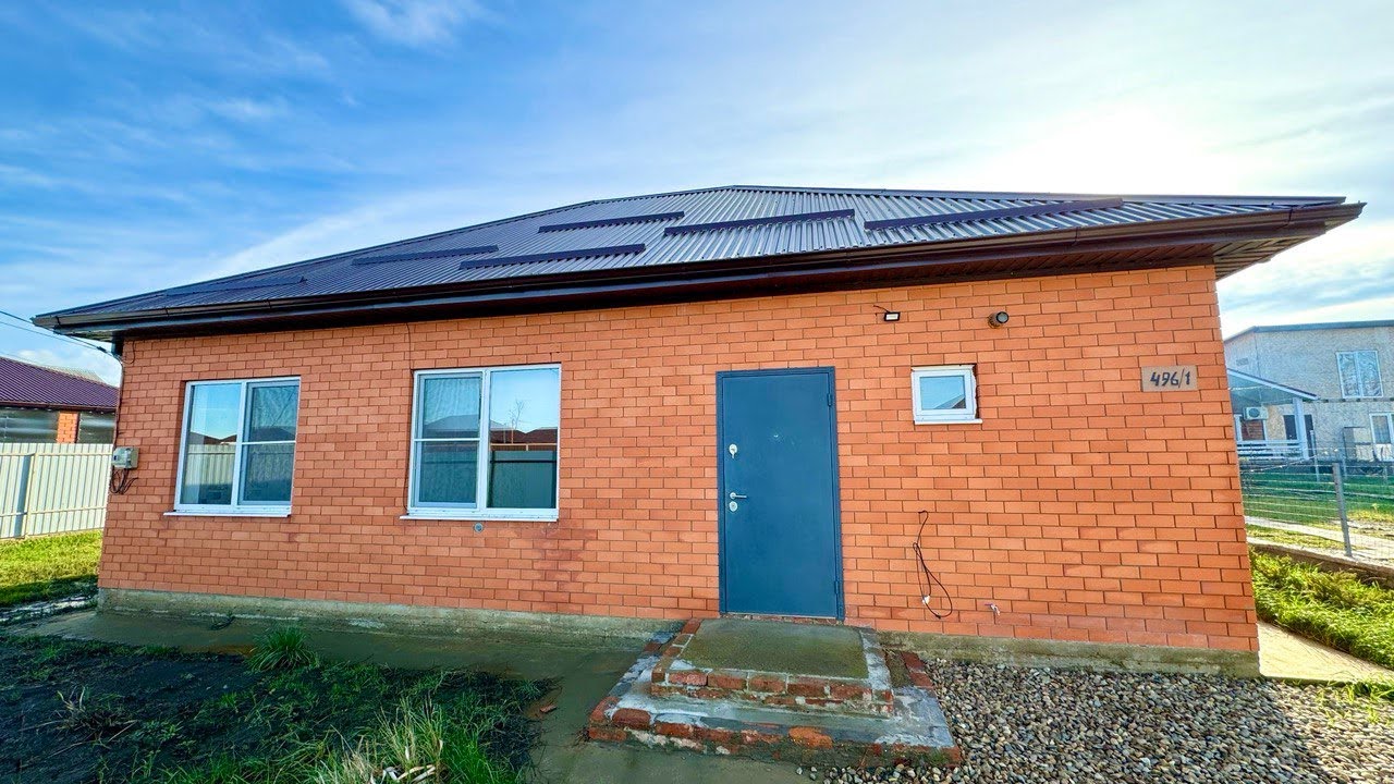 Быстровозводимый дом в Краснодара отделка