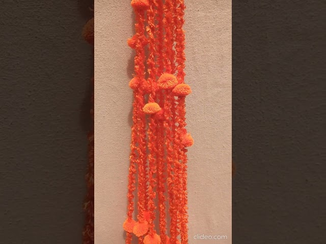 Door Hanging For Diwali Decoration / Woolen Latkan Decor/ Festival Decor (10 Pcs)