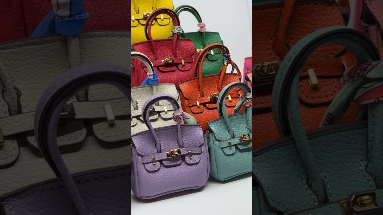 Trendy Mini Birkin Bag Charms 