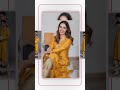 Libas Women's Silk Embellished Straight Kurta (23491O_Yellow