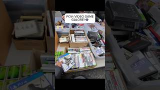 So many video games at the flea! 🔥 #fyp #videogames #ebay #reselling
