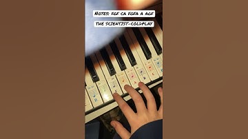 THE SCIENTIST - coldplay #piano #pianocover #music #coldplay #tutorial