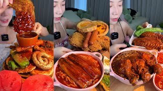 MUKBANG|ASMR Compilation|Tổng hợp các video ăn uống trên douyin,...Đừng xem khi đói😝|Vũ trụ Mukbang