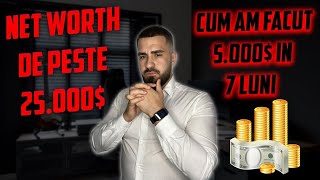 Celebrity Net Worth De Peste 25.000$ / Cum Poti Calcula Net Worth ul ? Cum Am Facut 5.000 $ In 7 Luni ! Net Worth
