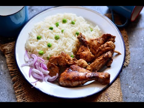 Chicken Gravy and Rice ---- North Indian Style