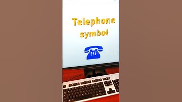 Telephone Symbol in Ms Word Shortcut Key | Phone Icons ☎️ #symbols #mswordtips #computer