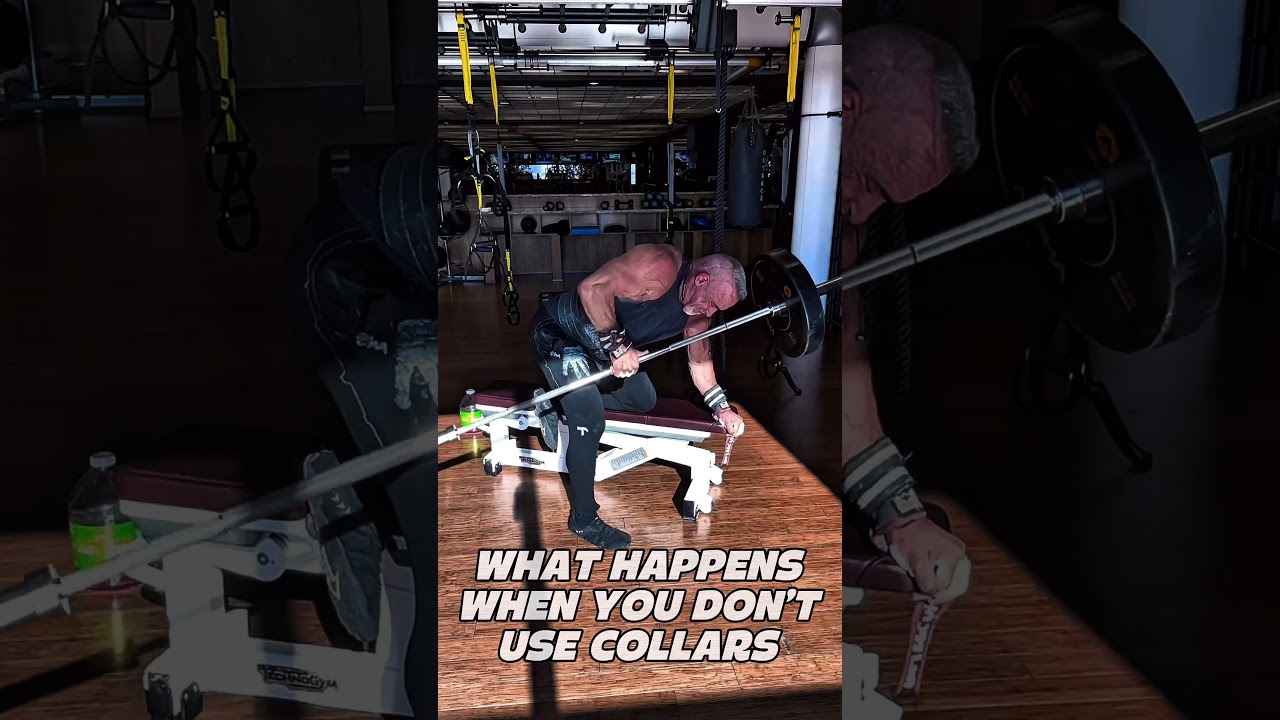 WHAT HAPPENS WHEN YOU DON’T USE COLLARS #FAIL #GYMFAIL #crash #dumb #workout