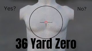 Is a 36 yard Zero the best for your AR-15